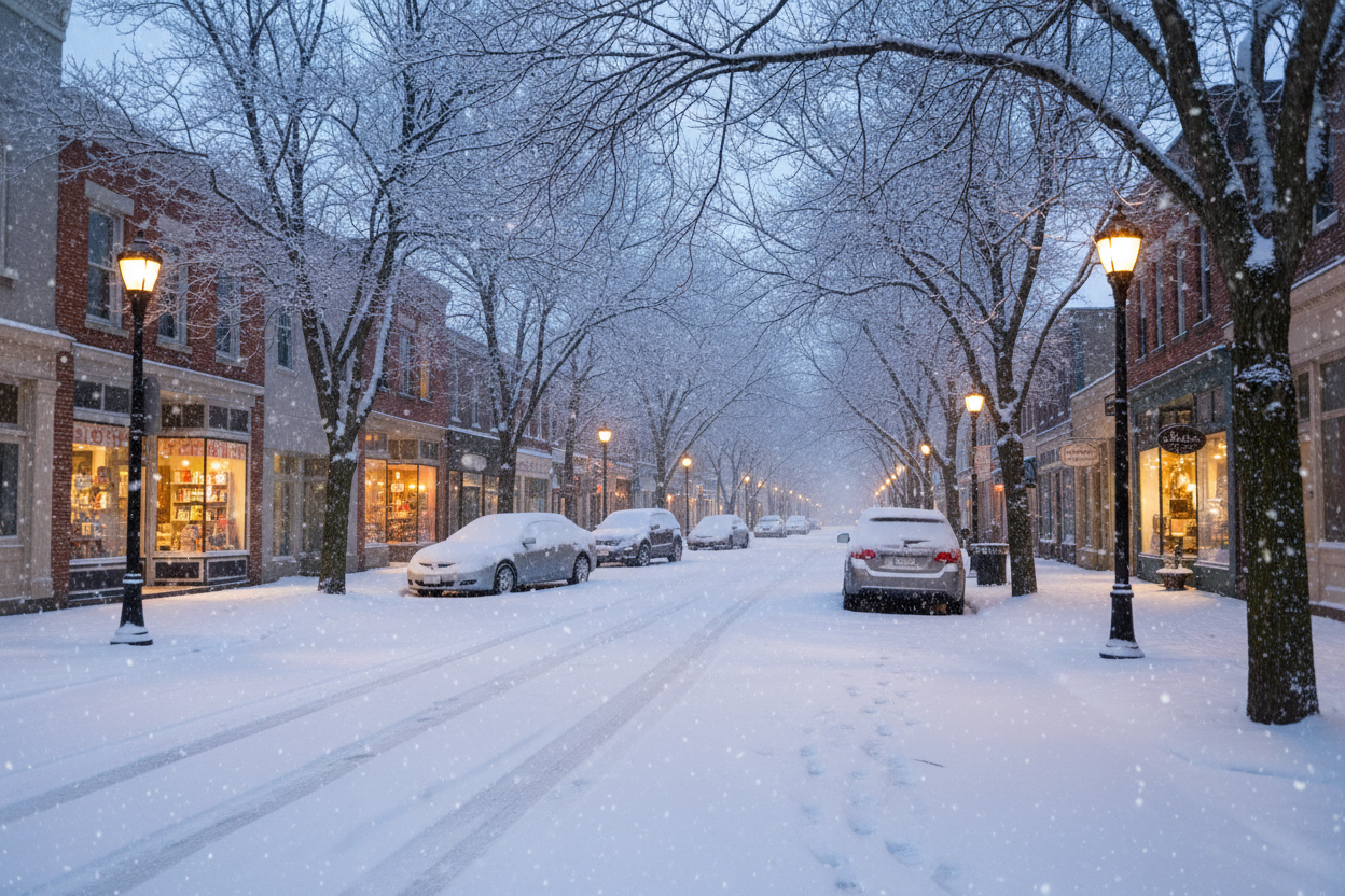 winter in the streets